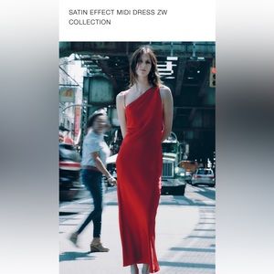 Brand New Satin dress from Zara